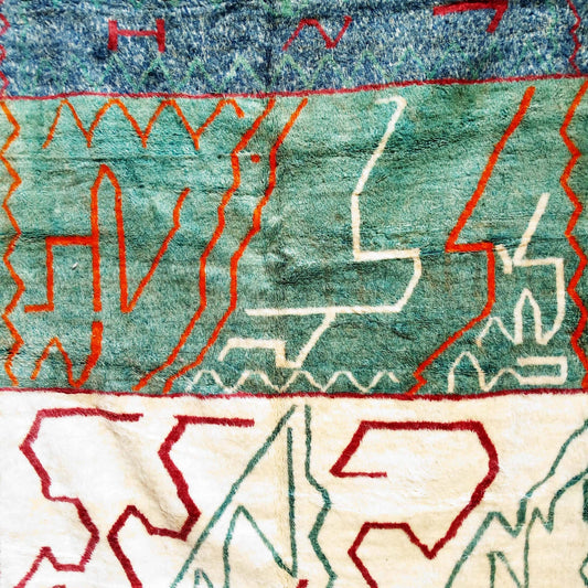 Blue Tones|customize your size| moroccan rug